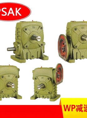 强珠蜗轮蜗杆减速机 珠江WP铸铁减速机Wprt80-30 台湾利明减速器