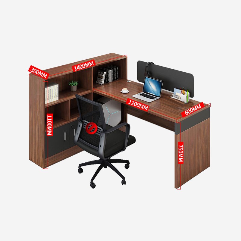 职员办公桌财务桌员工位桌椅组合4人6屏风桌子办公室文员家具双人