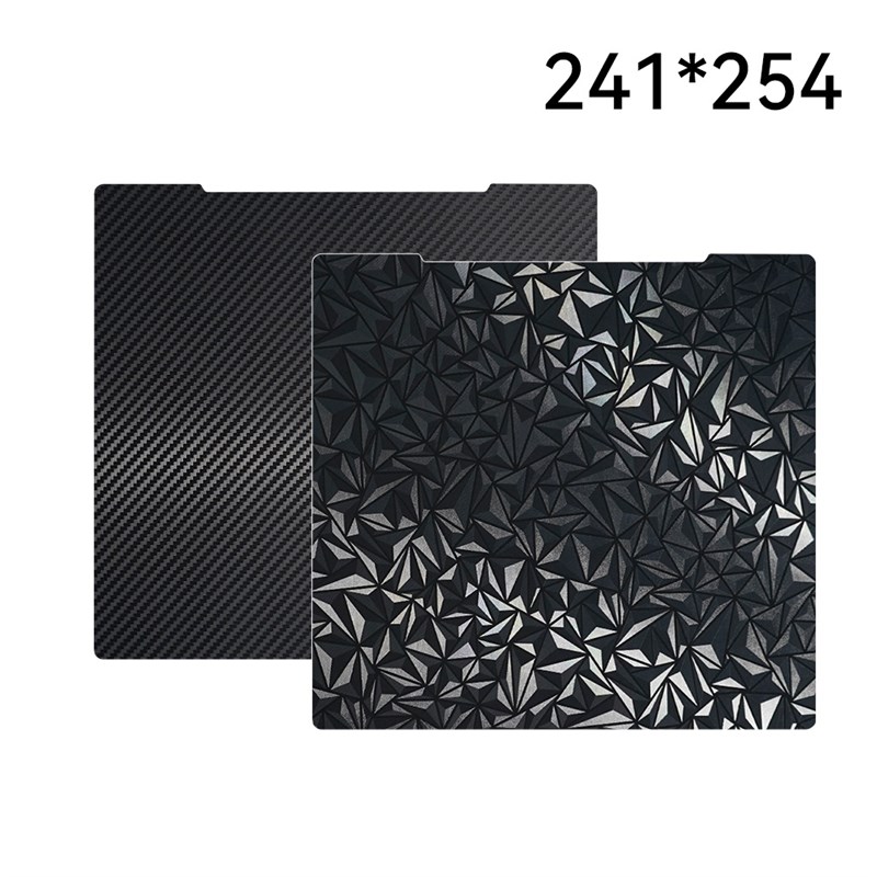 241x254mm热床平台双面pei磁钢板磁性热床贴膜打印板3D打印机配件