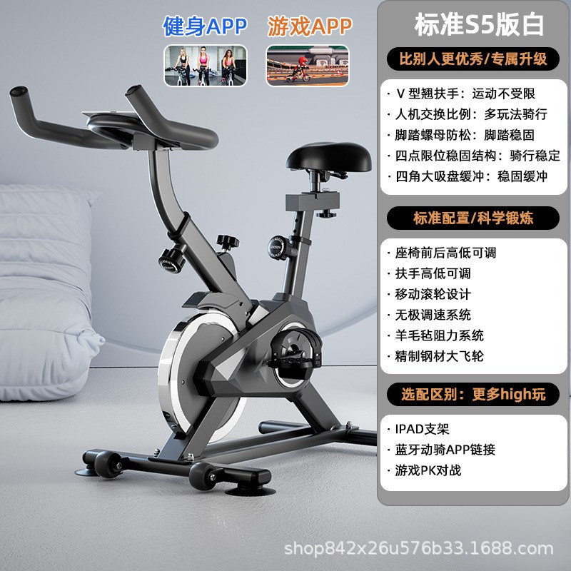 动感单车家用健身房电磁控运动甩脂静音智能动力健身单车