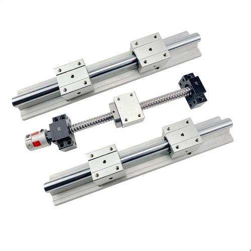 带铝托底座 SBR30导轨 圆柱直线导轨 SBR滑块支撑