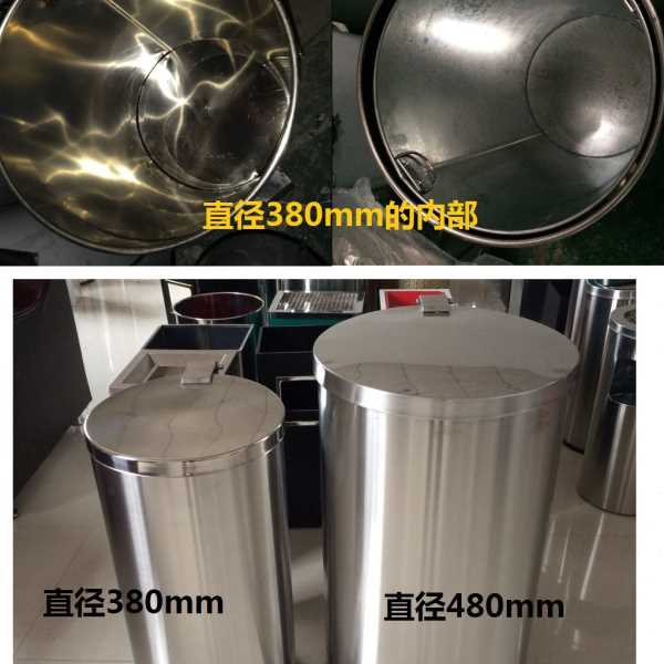 不锈钢港式脚踏垃圾桶   家用特大号商场物业酒店环卫金属垃圾桶