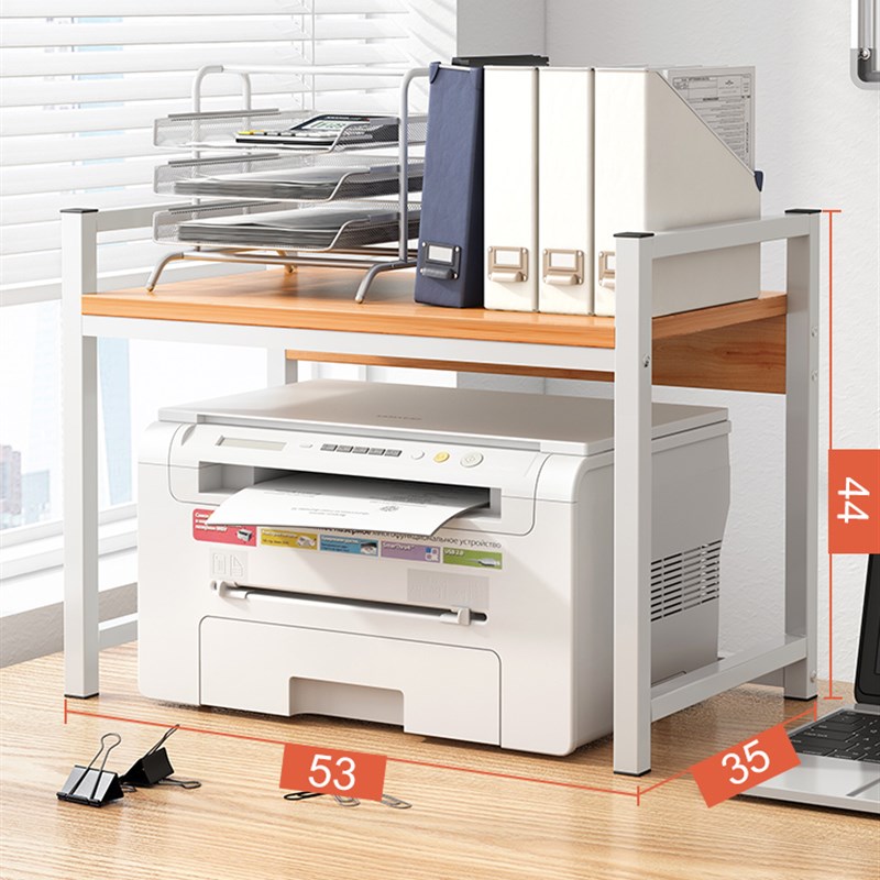 打印机置物架落地可移动主机托架办公桌旁多层收纳放置柜文件柜子