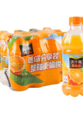 美汁源果粒橙300ml*6/12瓶装橙汁果汁橙子饮品饮料休闲yb