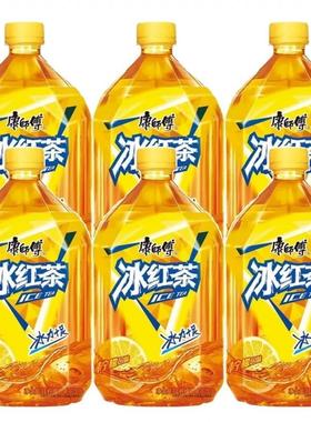 康师傅茶饮料冰红茶绿茶茉莉蜜茶1L装2/4瓶饮品囤货聚会茶饮料yb