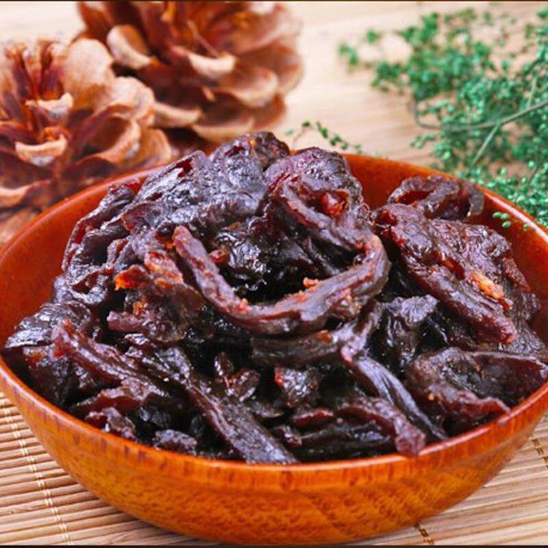 梅州嘉应白渡东方牛肉干 客家特产熟食粒零食年货香辣味风干肉条