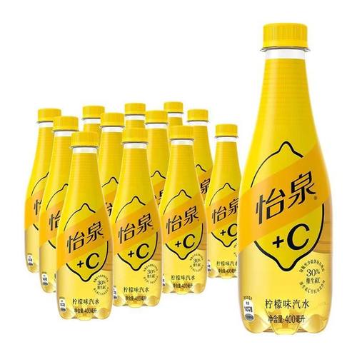 怡泉+C柠檬味汽水400ml*12瓶