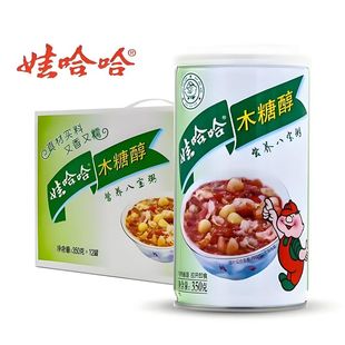 娃哈哈木糖醇八宝粥桂圆莲子中老年粗粮杏仁速食粥整箱特价批发