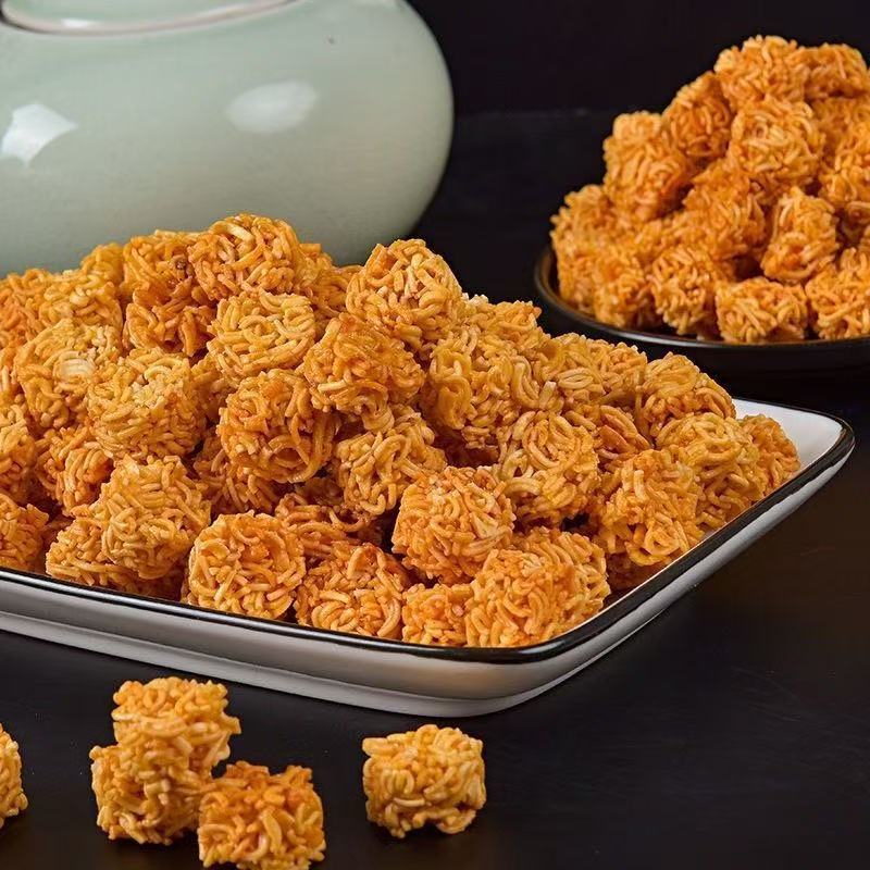 香酥脆拉面丸子干脆面掌心脆方便面网红爆款休闲解馋零食散装好吃