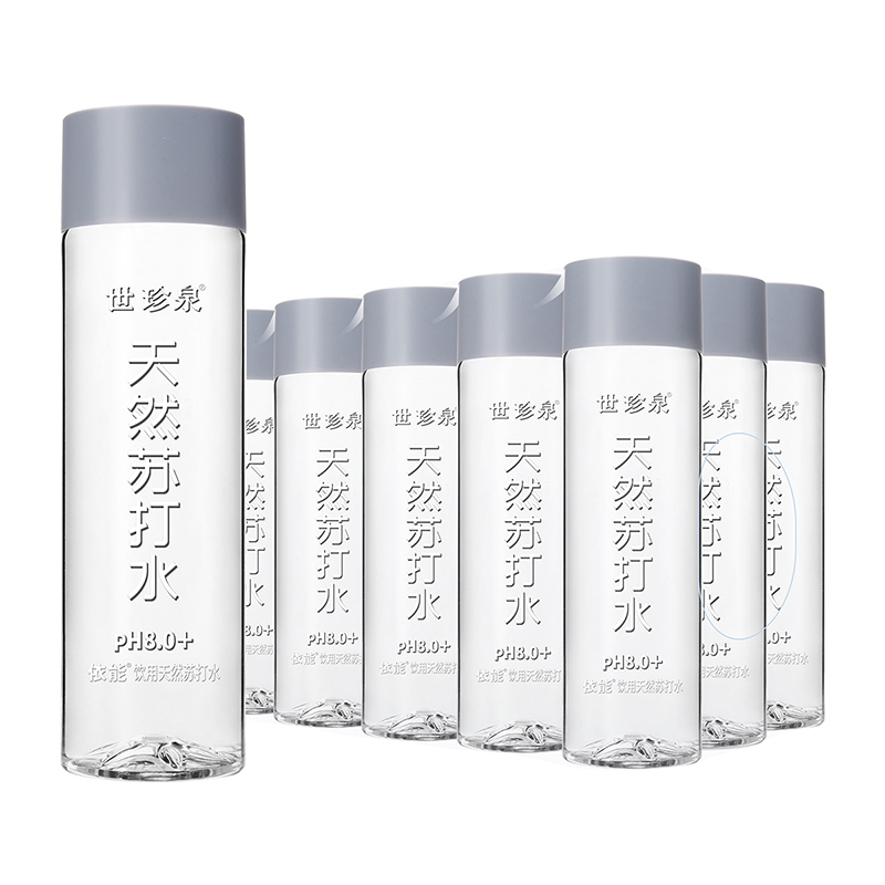 天然苏打水无糖无气360ml*12瓶弱碱性pH值8.5±0.5 饮用水包邮