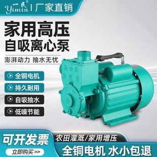自吸泵家用增压泵抽水泵220V抽水机加压吸水泵铝泵头铁泵头防冻