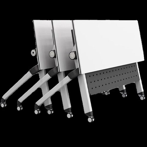 折叠培训桌辅导班课桌椅长条会议桌椅组合带轮可移动办公拼接桌子