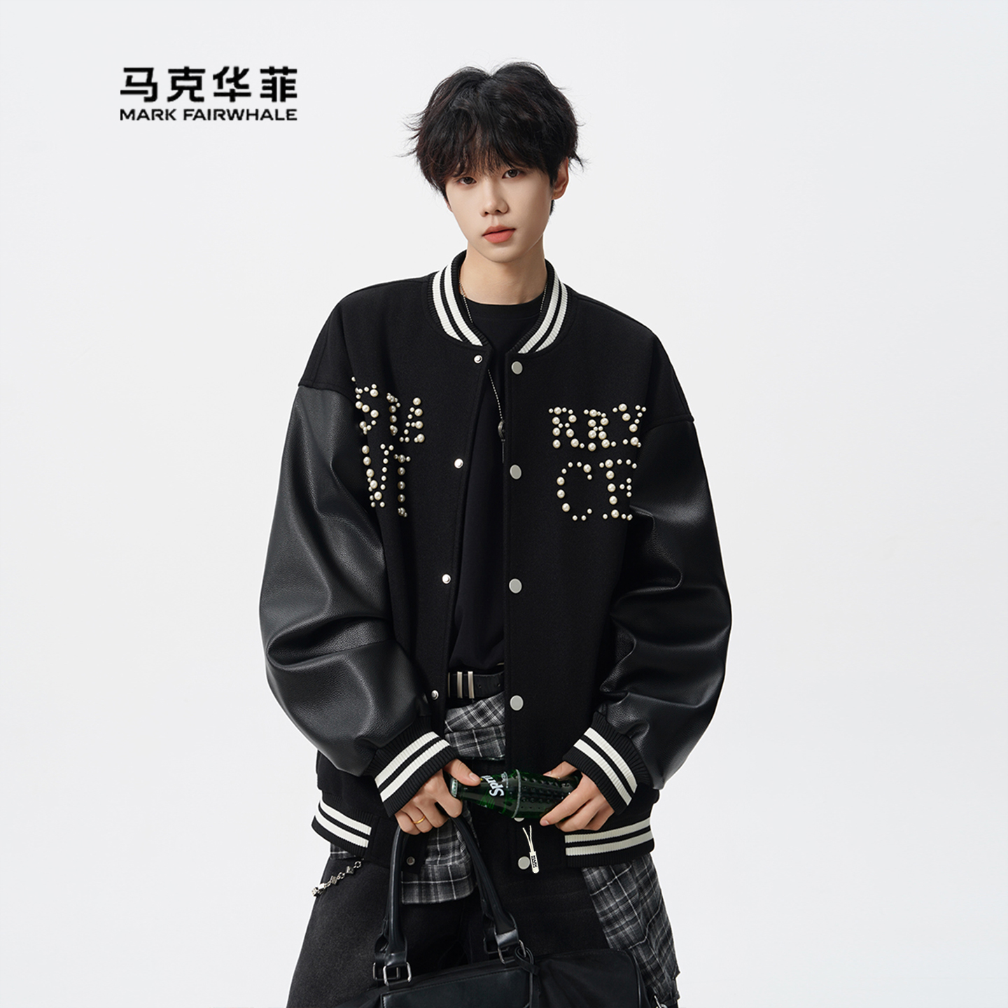 2025新款美式复古风宽松夹克外套