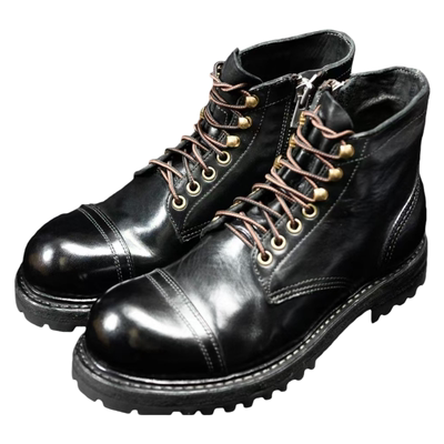 8111V底中帮马皮马丁靴.新款阿美咔叽复古固特异中邦马皮马丁靴