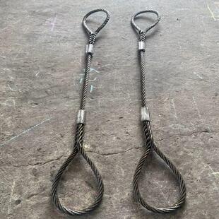 手工插编加机器压制钢丝绳吊索具吊装拖车绳吊车钢缆双重保护不扎