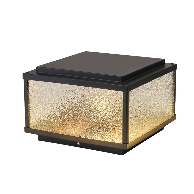 户外防水太阳能柱头灯别墅围墙农村大门口柱子灯露台接电款庭院灯