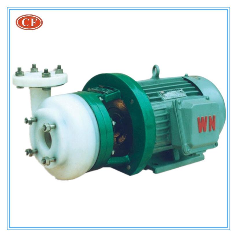 化工离心泵工业用泵氟塑料F46材质50FSB-25耐酸碱腐蚀短支架直联