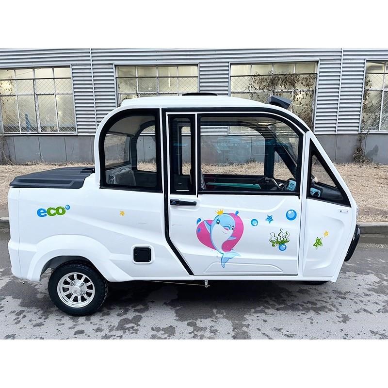 电动三轮车皮卡车家用带棚拉货带斗成人代步老头乐可选国标电瓶车