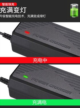 12.6V5A锂电池充电器12V6A8A10A聚合物三串18650电池组转灯充电器