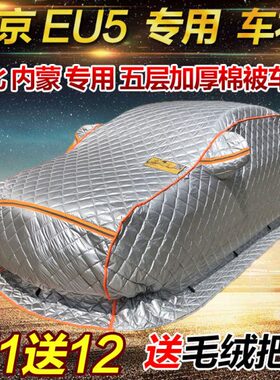 18/19/20/21款北京EU5东北内蒙专用棉被五层加厚车衣防霜汽车外套