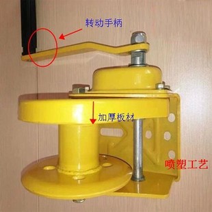 手动绞盘自锁式手摇绞盘钢丝绳手动绞盘1800磅2600磅双向手动绞车