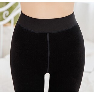 女士打底裤超厚1000G加绒加厚羊羔绒保暖裤一体高腰棉裤特厚裤子