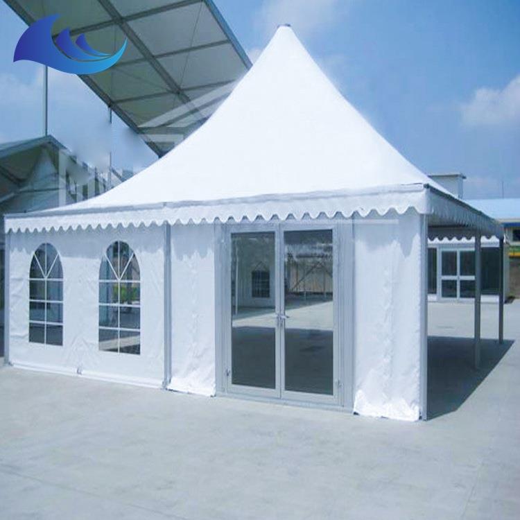 10x外10米尖顶铝合p金欧式帐篷 户会ar聚ty帐篷 停车棚遮阳雨棚