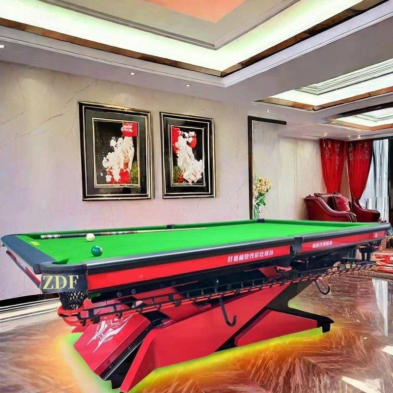 F乌鲁齐化深圳ZD台球桌家木用商用台球绥168台球桌标准新疆台球桌
