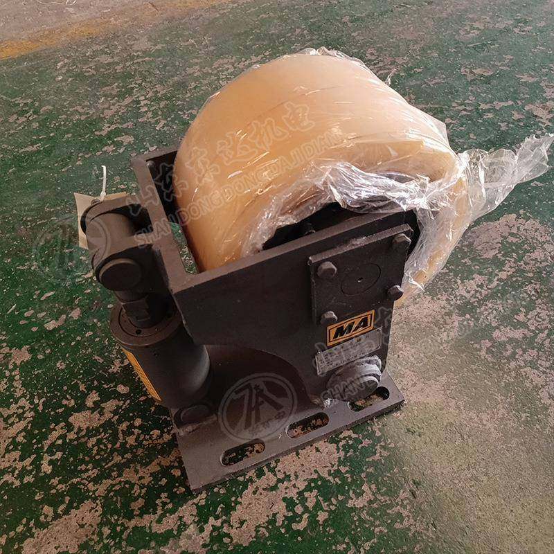 缓冲式双装轮轮罐耳置升容器提滚罐道轮LS4LS455滚轮罐耳