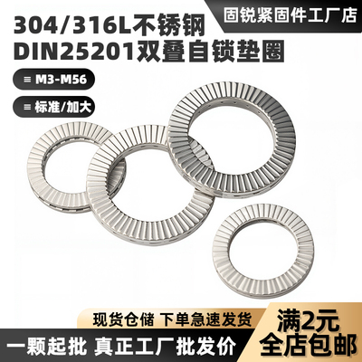 DIN25201双叠自锁防松垫圈