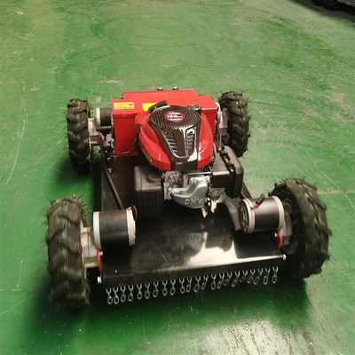 四驱轮式7.5马力割草机 出口Robotic Lawnmow 遥控智能果园割草机
