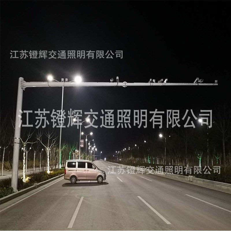 交通标志牌杆道路指示牌立杆标识牌立柱L八角杆F单悬臂道路标志牌