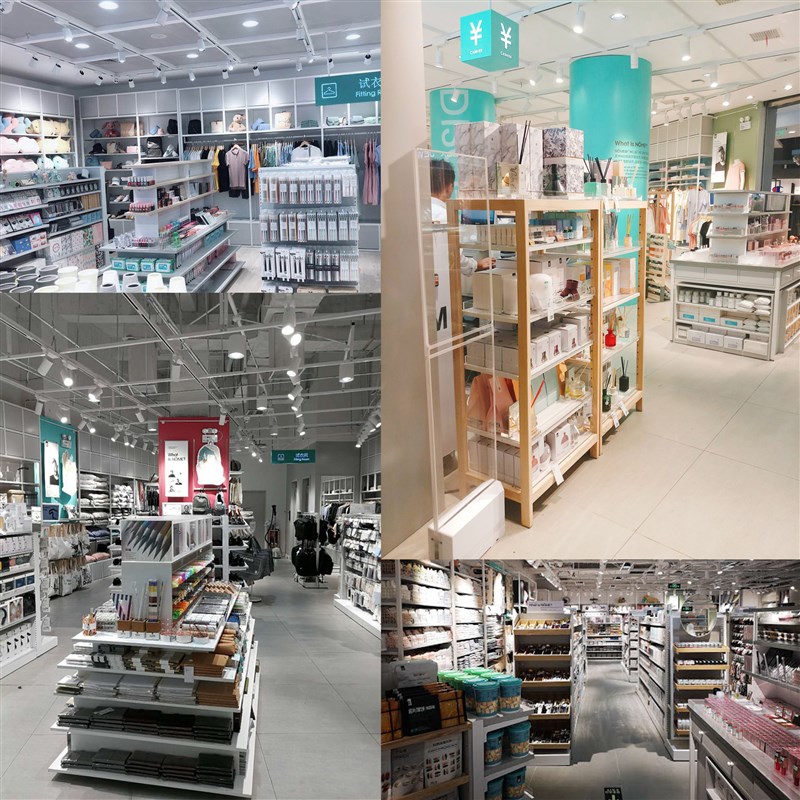 优品商用货架带背板精品超市饰品小商品文具店钢木架母婴店展示柜