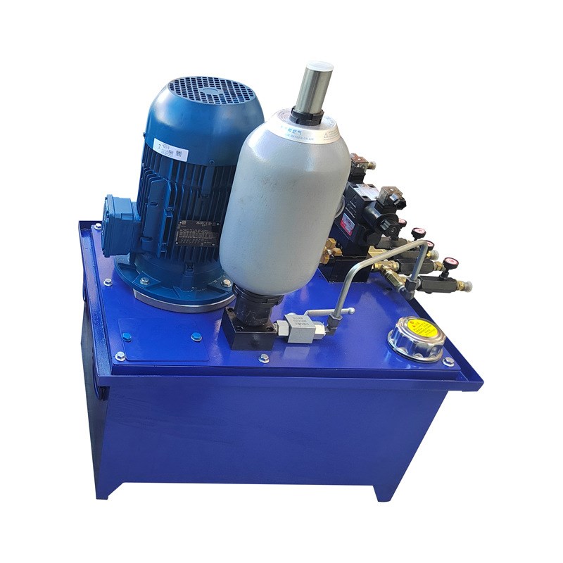 搅拌机液压站 4KW电机 80L油箱成套液压系统 蓄能器保压液压站