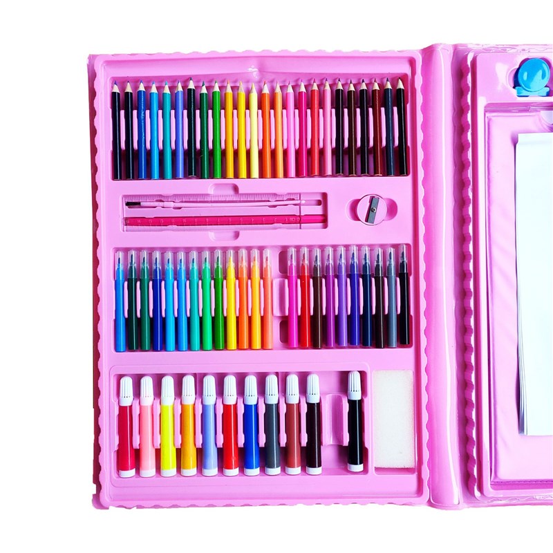 208件儿童画笔水彩笔绘画套装小学生油画棒蜡笔学习美术画画用品