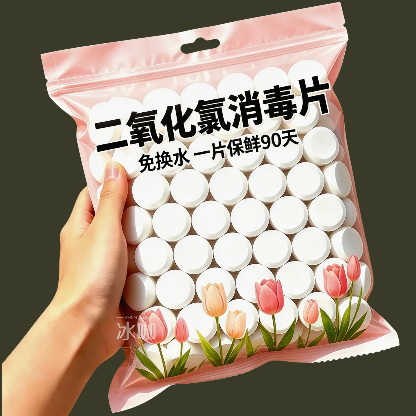 【强力保鲜】二氧化氯水培植物片