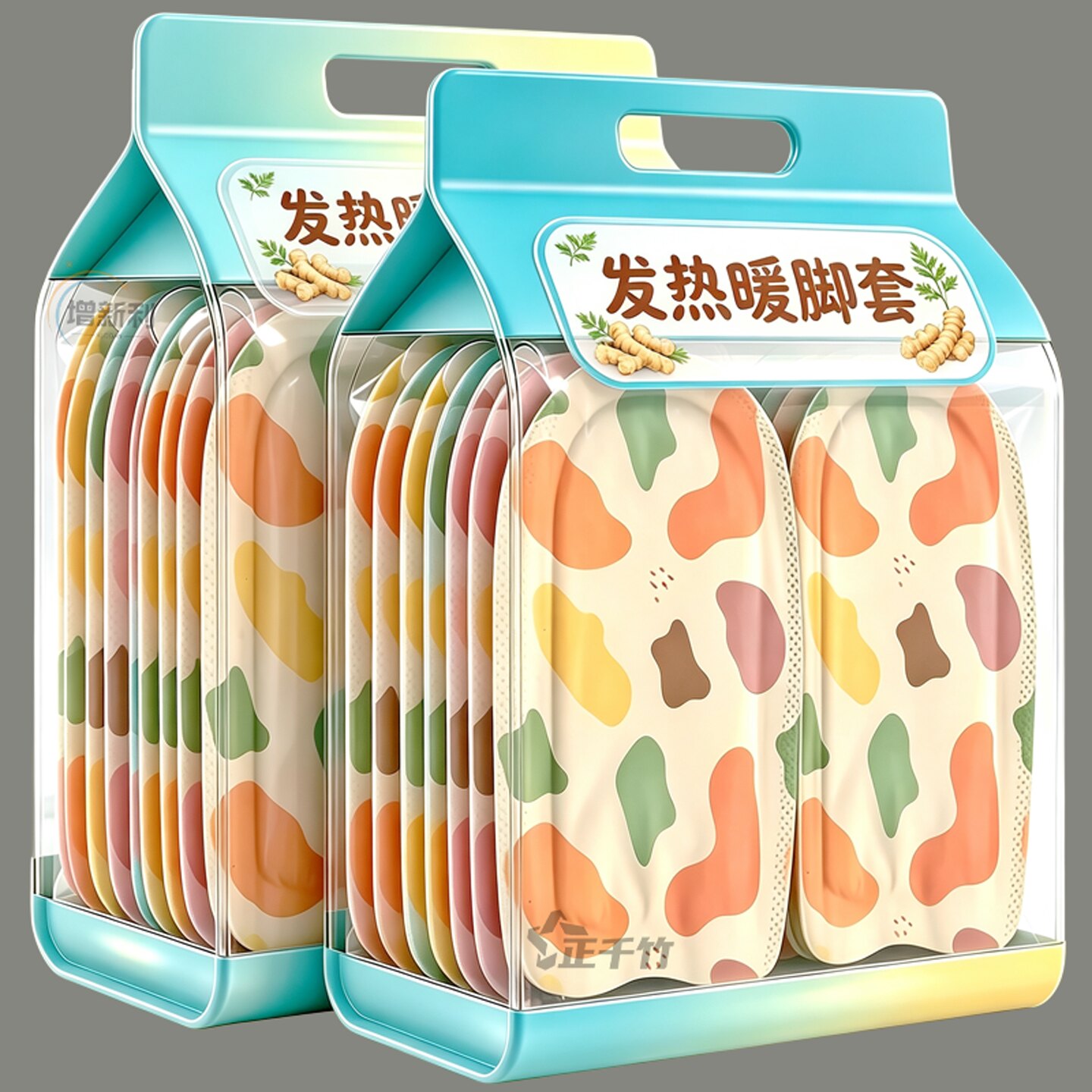 暖足贴暖脚底女穿戴式脚套发热暖宝可行走蒸汽热敷恒温发热暖脚贴