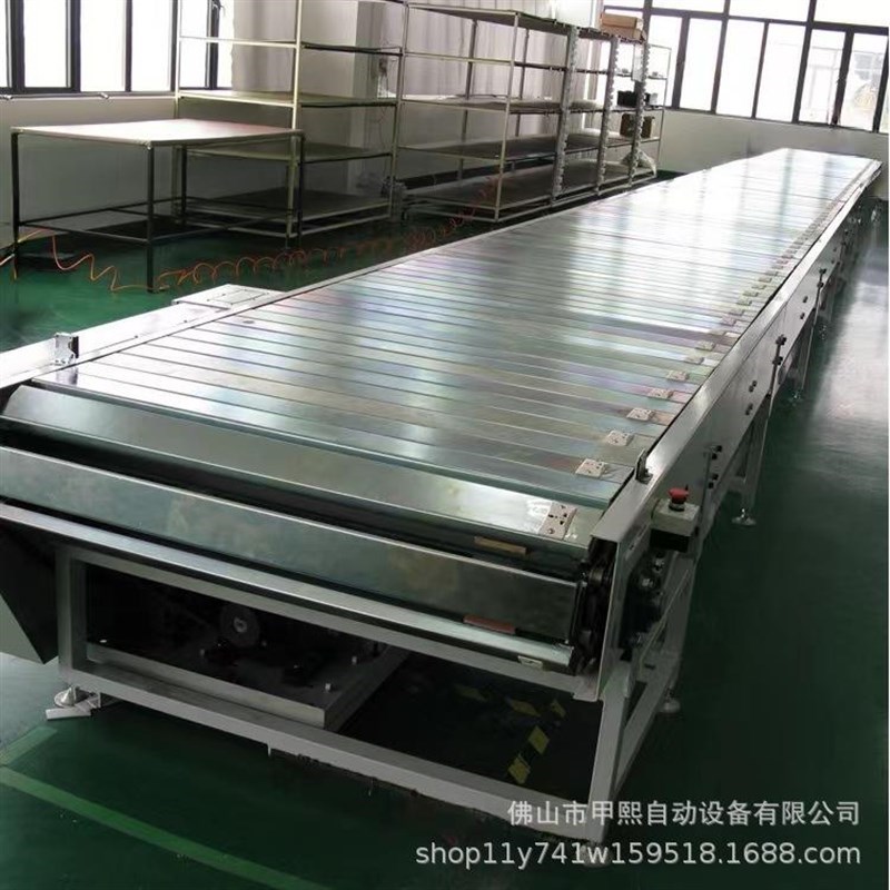 链板输送机重型链板线镀锌yx不锈钢链板贴防刮花地毯载重高
