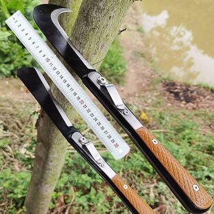 锰钢户外农用折叠柴刀弹簧钢丛林开山砍柴刀砍树刀伐木农用镰刀