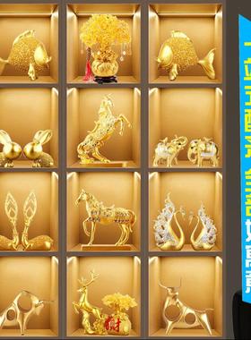 豪华套装组合轻奢摆件家居客厅酒柜装饰品电视柜办公室工艺品摆设