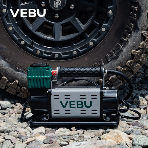 VEBU车载充气泵单缸大功率12V气泵汽车SUV越野用轮胎充气