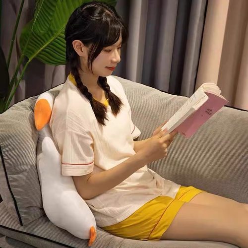 毛绒玩具靠枕窗枕头可爱坐垫垫沙发大号抱枕公仔床头靠背