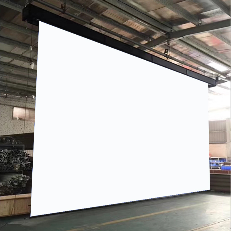 定制工程幕电动投影幕布家用180寸200寸250寸300寸壁挂投影仪幕布