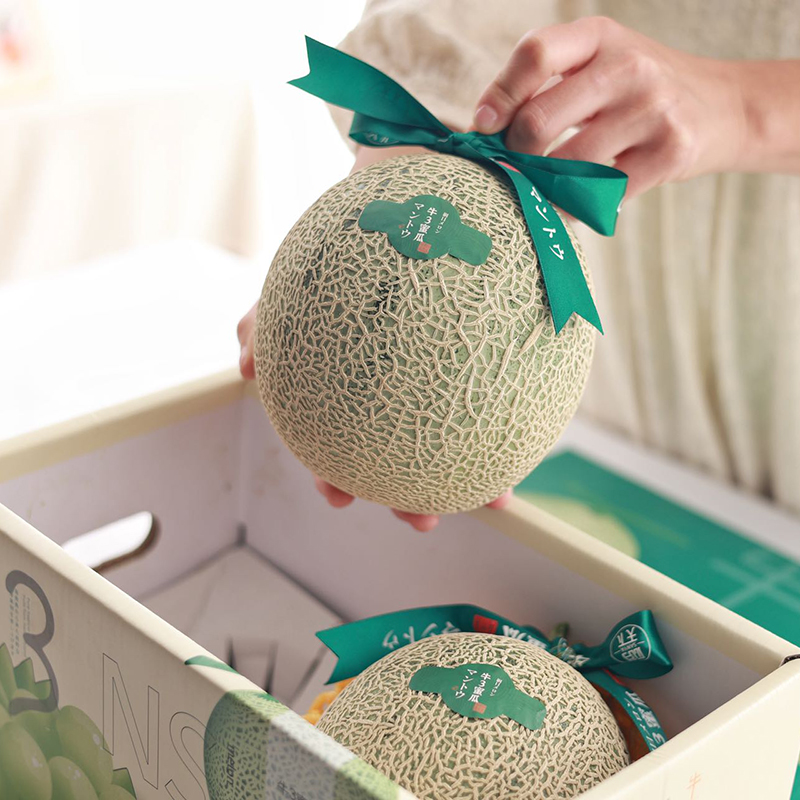 牛三蜜瓜新鲜水果当季网纹蜜瓜玫珑瓜软肉静冈哈密瓜礼盒包邮