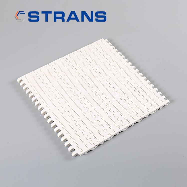 5081B平格网带平板网带POM直输网带塑料模块网带输送网链