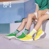 多走路彩虹鞋 一脚蹬走路休闲鞋 清仓特惠舒适时尚 透气厚底经典