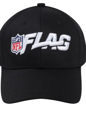 NFL FLAG黑色时尚LOGO款橄榄球帽