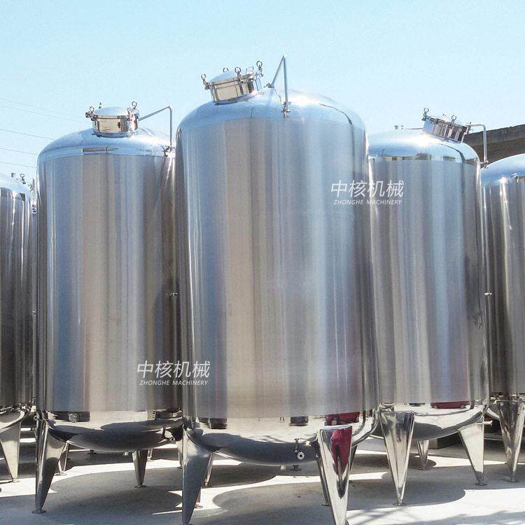 中核机械不锈钢储ZG-6000暂存储液贮存镜面抛光卫生级