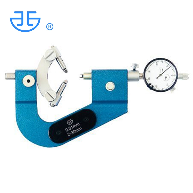 西北青量青海量具螺纹中径比较仪 2-0-mm测头量表测三刃丝锥