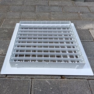 出风口方变圆层调百叶新风系统通风一体成型排风
